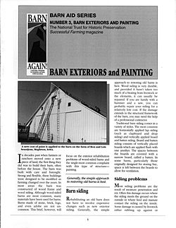 Number 3, Barn Exteriors and Painting